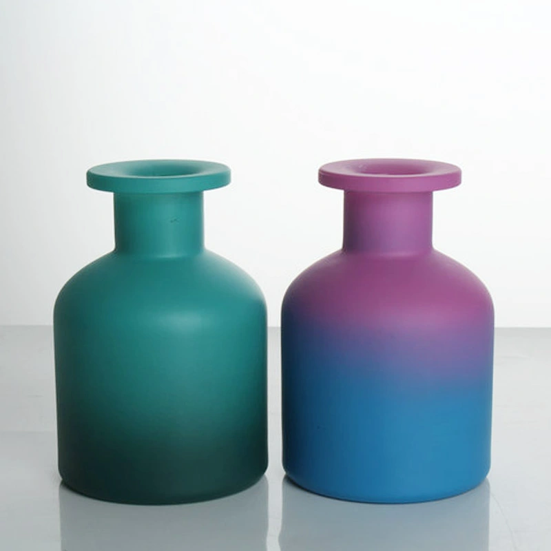 decorative glass bottles material